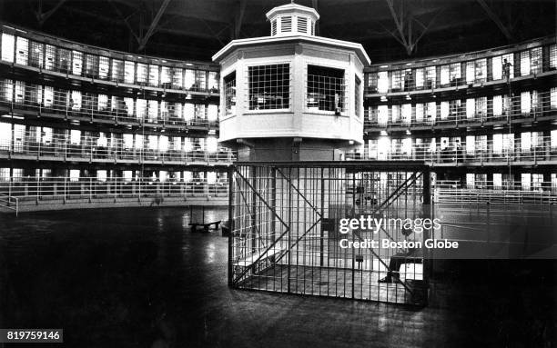 Holding cell in the maximum security section of the Illinois State Penitentiary in Joliet, IL is pictured on Oct. 26, 1982.