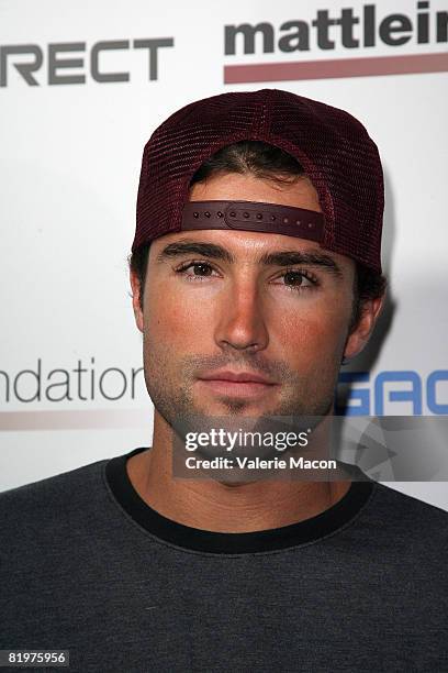 Actor Brody Jenner attends the 2nd Annual Celebrity Bowling Night held by Matt Leinard on July 17, 2008 in Hollywood, California.