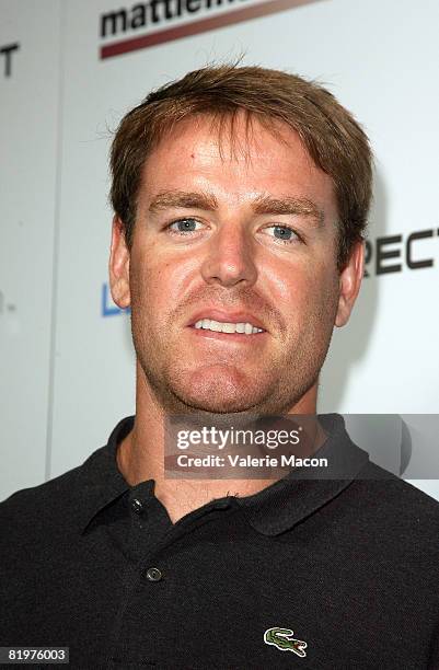 Carson Palmer attends the 2nd Annual Celebrity Bowling Night held by Matt Leinard on July 17, 2008 in Hollywood, California.