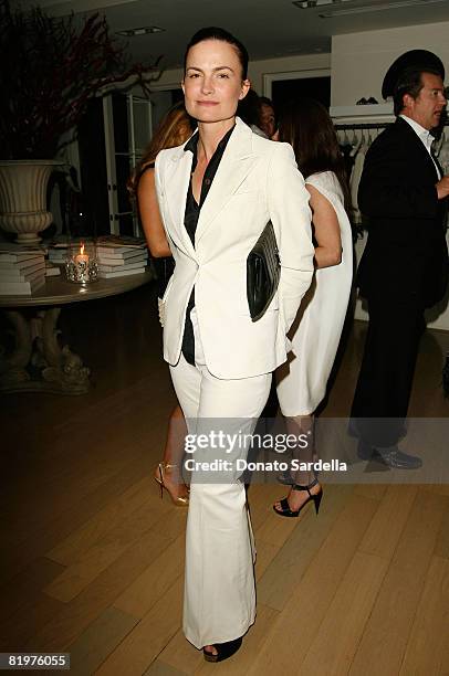 Rosetta Getty attends the Vogue and Oscar de la Renta Celebrate Lulu de Kwiatkowskis New Book "L on June 3, 2008 West Hollywood California