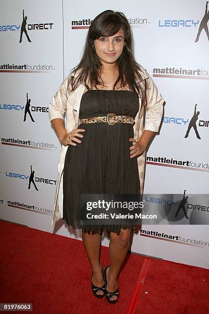 Designer Jazmin Whitley attends the 2nd Annual Celebrity Bowling Night held by Matt Leinard on July 17, 2008 in Hollywood, California.