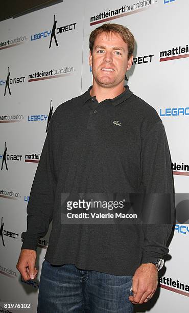 Carson Palmer attends the 2nd Annual Celebrity Bowling Night held by Matt Leinard on July 17, 2008 in Hollywood, California.