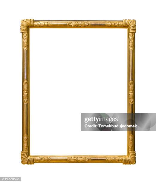 frame - gold frame stock pictures, royalty-free photos & images