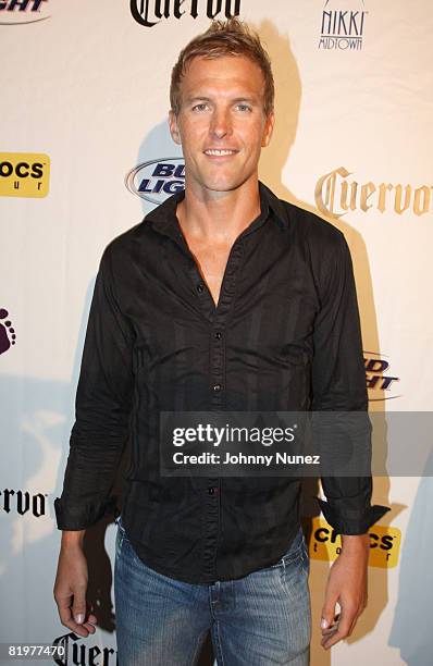 Ivan Mercer attends the 25th anniversary celebration of AVP Pro Beach Volleyball at Nikki Beach on July 17, 2008 in New York City.