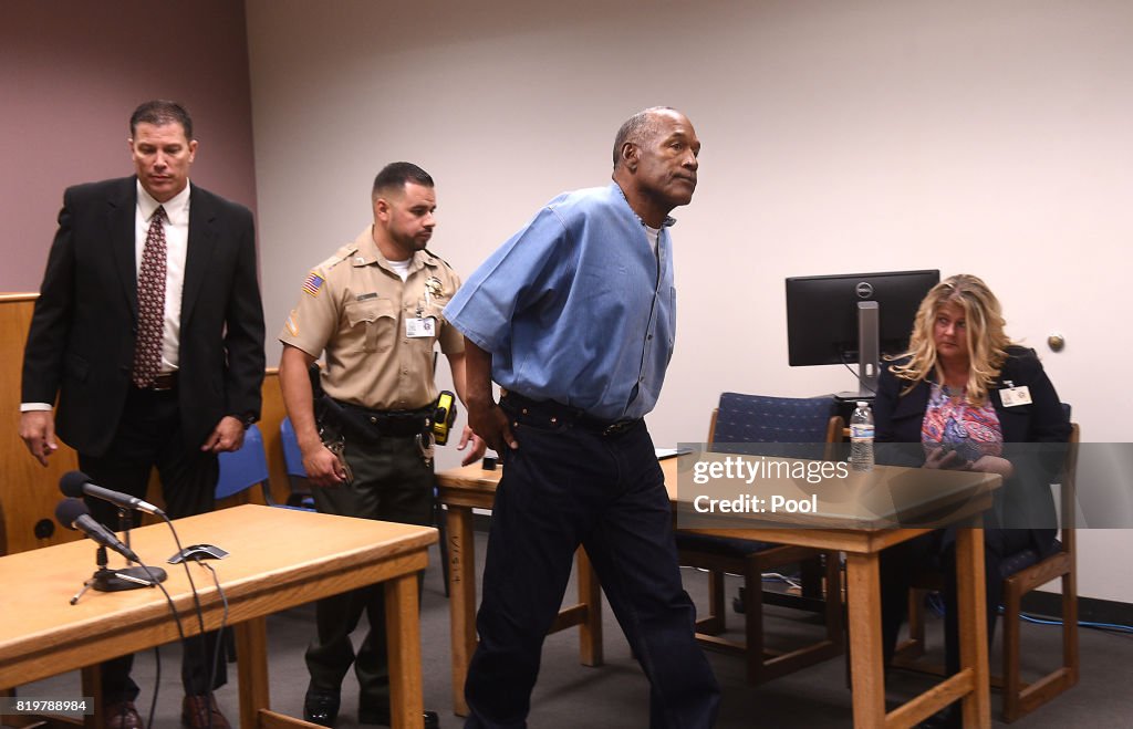 O.J. Simpson Granted Parole At Hearing