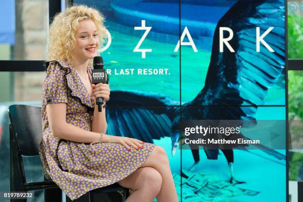 Actress Julia Garner discusses the new TV show "Ozark" at Build Studio on July 20, 2017 in New York City.