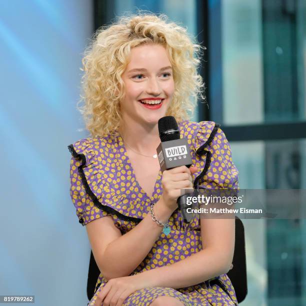 Actress Julia Garner discusses the new TV show "Ozark" at Build Studio on July 20, 2017 in New York City.