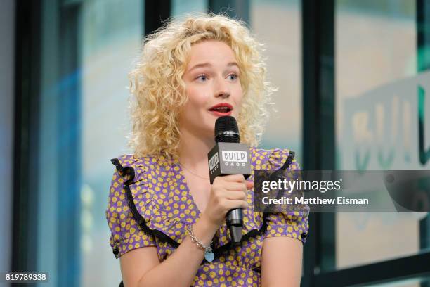 Actress Julia Garner discusses the new TV show "Ozark" at Build Studio on July 20, 2017 in New York City.