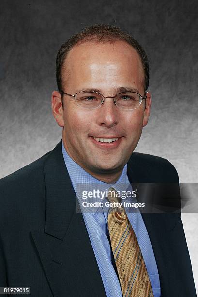 Jonathan Kraft of the New England Patriots poses for his 2008 NFL headshot at photo day in Foxborough, Massachusetts.
