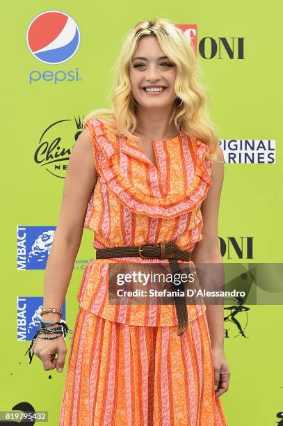 Carolina Crescentini attends Giffoni Film Festival 2017 Day 7 Photocall on July 20, 2017 in Giffoni Valle Piana, Italy.