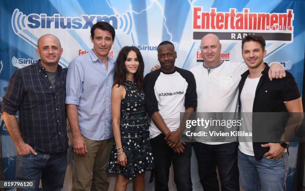 Eric Kripke, Goran Visnjic, Abigail Spencer, Malcolm Barrett, Shawn Ryan and Matt Lanter attend SiriusXM's Entertainment Weekly Radio Channel...