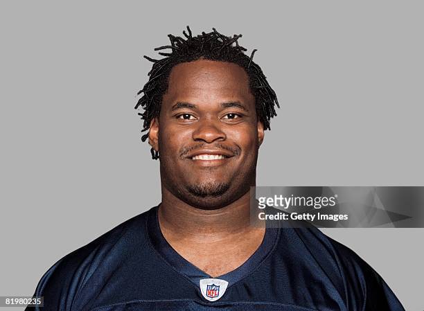 Melvin Fowler of the Buffalo Bills poses for his 2008 NFL headshot at photo day in Orchard Park, New York.