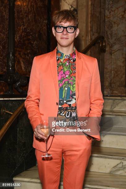 Gary Card attends a dinner to celebrate the launch of the Luisaviaroma LVR Edition 3 project by Dilara Findikoglu at Andaz Liverpool Street on July...