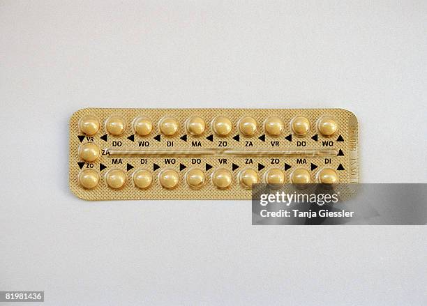 a pack of contraceptive pills - contraceptive pill stock pictures, royalty-free photos & images