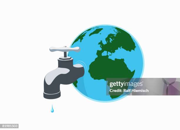 Earth Dripping Vector Planet Earth With A Dripping Trap High-Res Vector Graphic - Getty Images