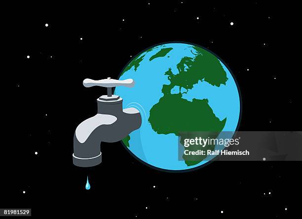 Earth Dripping Vector Planet Earth With A Dripping Trap High-Res Vector Graphic - Getty Images
