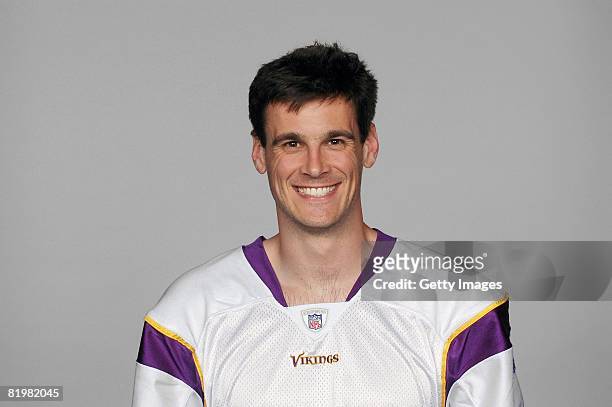 Chris Kluwe of the Minnesota Vikings poses for his 2008 NFL headshot at photo day in Minneapolis, Minnesota.