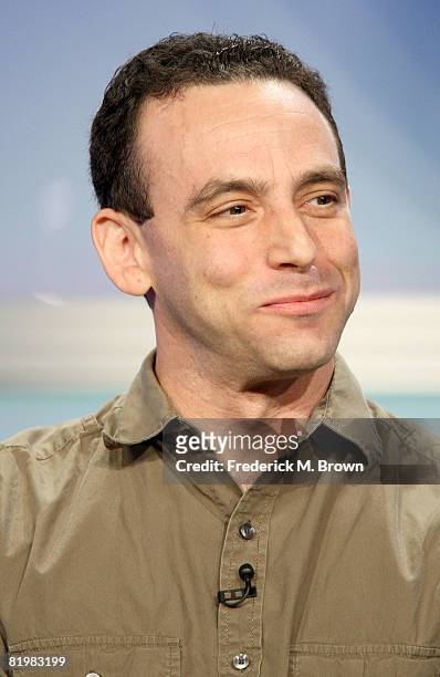 Executive producer Ethan Reiff of "Eleventh Hour" speaks during the CBS portion of the Television Critics Association Press Tour held at the Beverly...