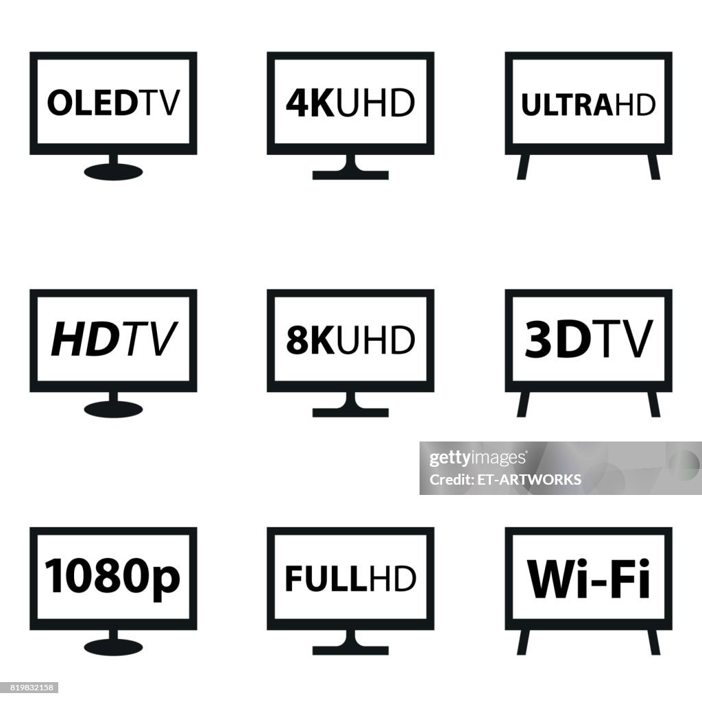 TV アイコンセット