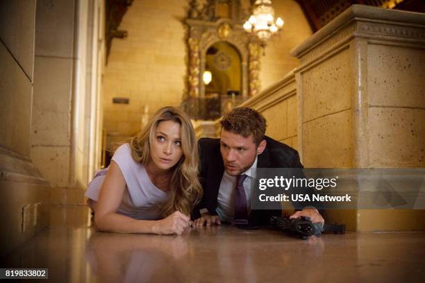 The Hunting Party" Episode 201 -- Pictured: Shantel Vansanten as Julie Swagger, Ryan Phillippe as Bob Lee Swagger --