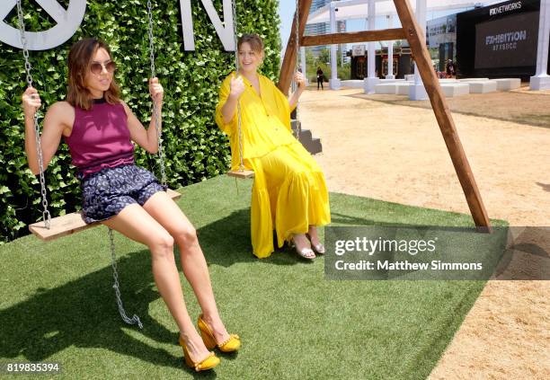 Actors Aubrey Plaza and Rachel Keller of 'Legion' attend FX Networks' FXHibition during 2017 San Diego Comic Con at Hilton Bayfront on July 21, 2017...