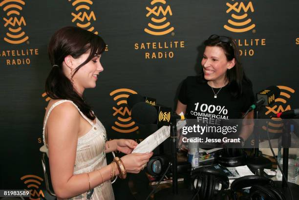 Sophia Bush and Michelle Cartier