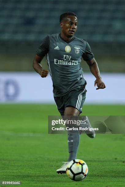 Benfica's forward Andre Carrillo from Peru during the Pre-Season Algarve Cup match between SL Benfica and Real Betis FC at Estadio do Algarve on July...