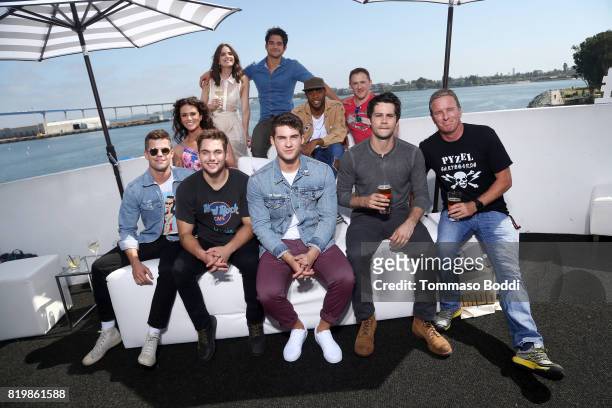 Actors Melissa Ponzio, Shelly Hennig, Charlie Carver, Dylan Sprayberry, Tyler Posey, Cody Christian, Khylin Rhambo, Dylan O'Brien and Linden Ashby at...