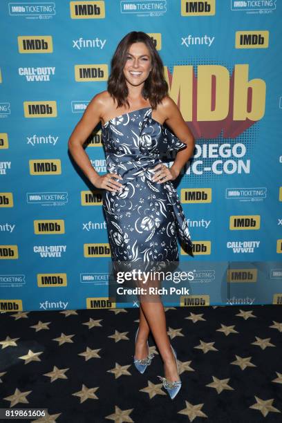 Actor Serinda Swan at the #IMDboat At San Diego Comic-Con 2017 on the IMDb Yacht on July 20, 2017 in San Diego, California.