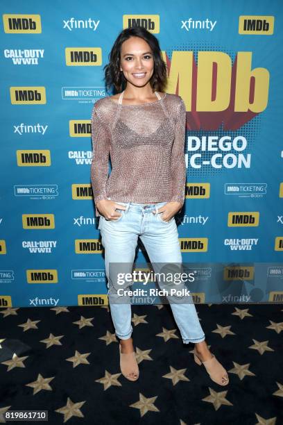 Actor Sonya Balmores at the #IMDboat At San Diego Comic-Con 2017 on the IMDb Yacht on July 20, 2017 in San Diego, California.