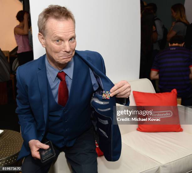 Actor Bill Irwin from the television series "Legion" stopped by Nintendo at the TV Insider Lounge to check out Nintendo Switch during Comic-Con...