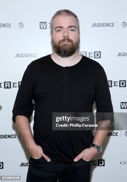 Director David Sandberg of 'Annabelle at 2017 WIRED Cafe at Comic Con, presented by AT&T Audience Network on July 20, 2017 in San Diego, California.