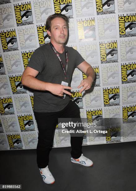 Actor Beck Bennett attends the "Brigsby Bear" cast and filmmakers panel during Comic-Con International 2017 at San Diego Convention Center on July...