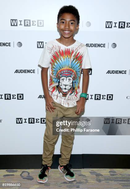 Actor Miles Brown of 'Blackish' at 2017 WIRED Cafe at Comic Con, presented by AT&T Audience Network on July 20, 2017 in San Diego, California.