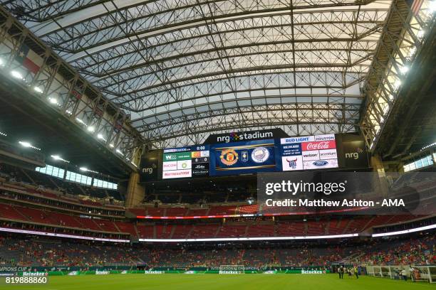 General view of the NRG Stadium hosting the Manchester Derby prior to the International Champions Cup 2017 match between Manchester United and...