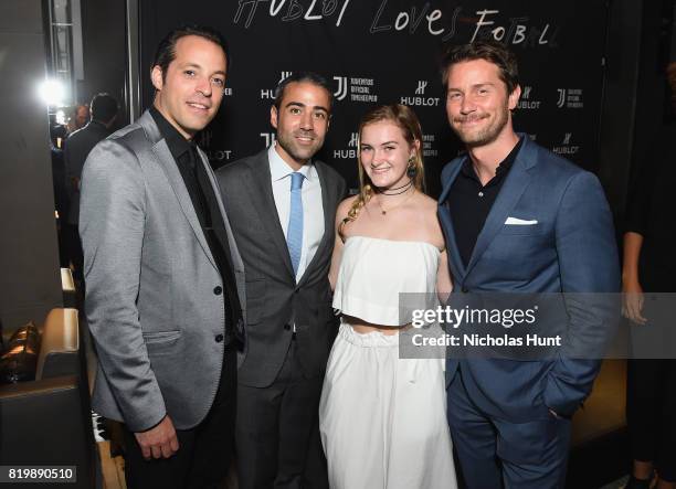 Jean-Francois Sberro and Hampton Carney attend an event hosted by Hublot to welcome the Juventus Football Club to NYC on July 20, 2017 in New York...