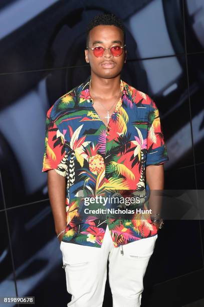Patrick Toussaint attends an event hosted by Hublot to welcome the Juventus Football Club to NYC on July 20, 2017 in New York City.