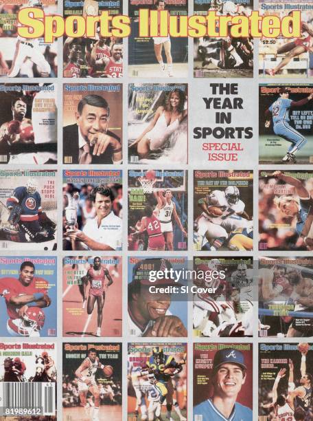 February 8, 1984 Sports Illustrated via Getty Images Cover: Sports: The Year in Sports Issue. 1ST Column: Football: Miami Dolphins QB Dan Marino....