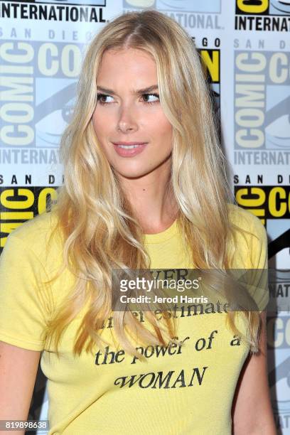 Actress Emma Ishta attends the "Stitchers" press line at Comic-Con International 2017 - Day 1 on July 20, 2017 in San Diego, California.