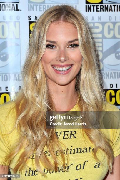 Actress Emma Ishta attends the "Stitchers" press line at Comic-Con International 2017 - Day 1 on July 20, 2017 in San Diego, California.