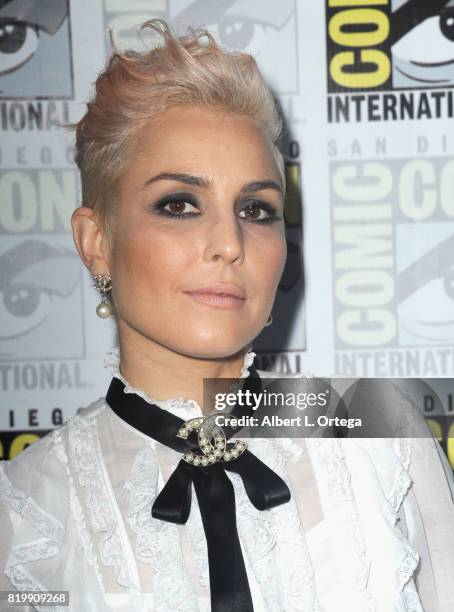 Actor Noomi Rapace attends Netflix Films: "Bright" and "Death Note" panel during Comic-Con International 2017 at San Diego Convention Center on July...