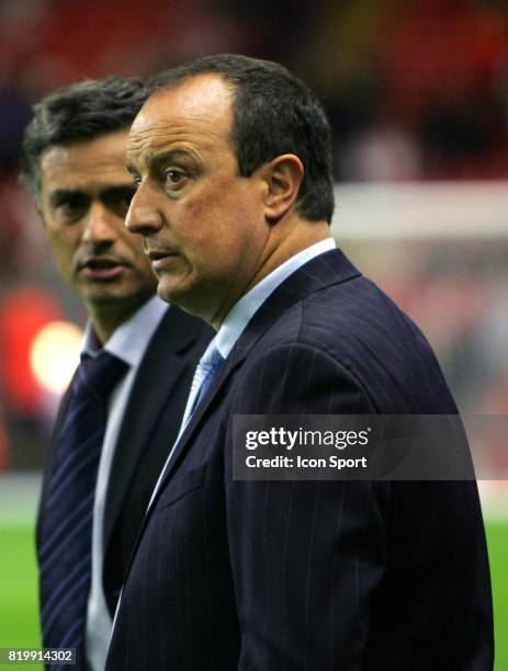 Jose MOURINHO / Rafael BENITEZ - - Liverpool / Chelsea - 1er tour Champions League,