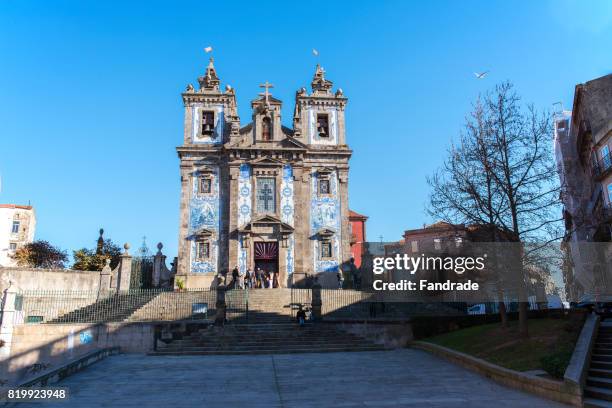 church of santo ildefonso, porto city, portugal - santo ildefonso church imagens e fotografias de stock