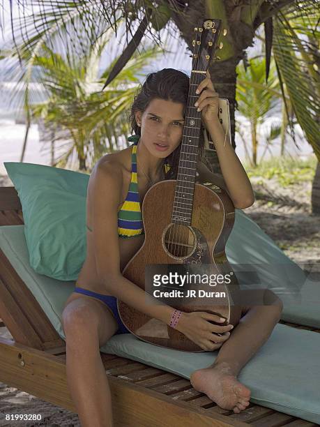 Swimsuit Issue 2007: Model Raica Oliveira poses for the 2007 Sports Illustrated swimsuit issue on August 29, 2006 at Txai Resort, in Itacare, Bahia,...