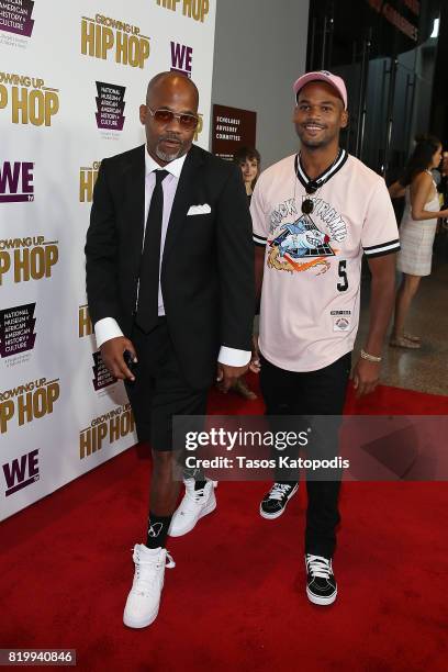 Cast members Damon Dash and Damon "Boogie" Dash attend WE tv's celebration of "Growing Up Hip Hop" Season 3 at the Smithsonian Institute National...