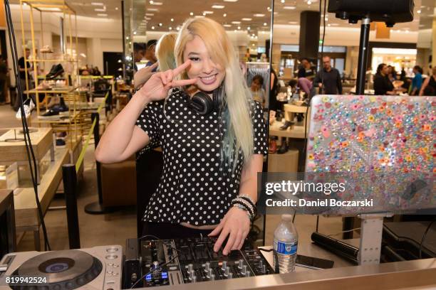 Nikki X attends Kyle Schwarber & Ian Happ for Mizzen+Main at Nordstrom Old Orchard on July 20, 2017 in Skokie, Illinois.