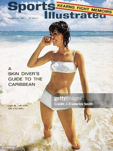 Swimsuit Issue 1964: Model Babette March poses for the 1964 Sports Illustrated swimsuit issue on November 21, 1963 in Cozumel, Mexico. COVER IMAGE....