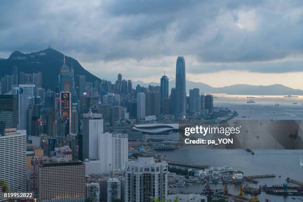 hong kong urban scene - 中環中心 個照片及圖片檔