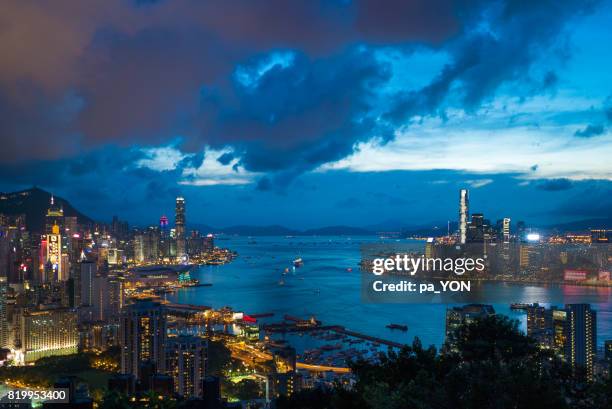 hong kong urban scene - 中環中心 個照片及圖片檔