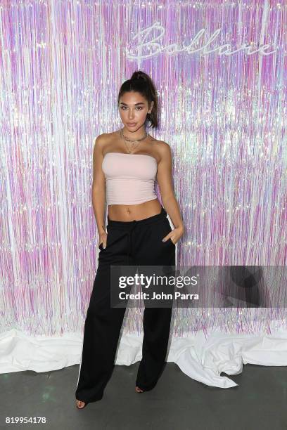 Chantel Jeffries attends Bollare x The Cobrasnake Miami Swim Week Opening Party At The Miami Beach Edition Basement on July 20, 2017 in Miami Beach,...